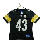 Reconditionn - maillot reebok pittsburgh steelers nfl - taille s - femme - noir