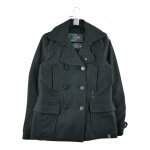 Reconditionn� - parka homme en laine noir - taille s - homme - noir