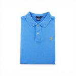 Reconditionn� - polo manches courtes femme bleu clair - taille l - femme - bleu clair