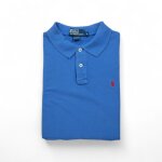 Reconditionn - polo manches courtes femme bleu clair - taille m - femme - bleu clair