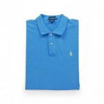 Reconditionn - polo manches courtes femme bleu clair - taille xl - femme - bleu clair