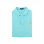 Reconditionn� - polo manches courtes femme classic fit - taille xl - femme - turquoise