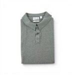 Reconditionn� - polo manches courtes femme gris lacoste - col polo - taille xl - femme - gris