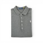 Reconditionn� - polo manches courtes femme gris - taille l - femme - gris