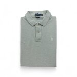 Reconditionné - polo manches courtes femme gris - taille l - femme - gris Reconditionné - polo manches courtes femme gris - taille l - femme - gris