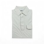 Reconditionné - polo manches courtes femme gris - taille m - femme - gris Reconditionné - polo manches courtes femme gris - taille m - femme - gris