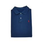 Reconditionn - polo manches courtes femme marine - taille xl - femme - marine