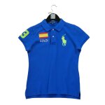 Reconditionn - polo manches courtes femme spain bleu - taille s - femme - bleu