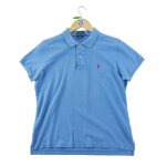 Reconditionn� - polo manches courtes femme - taille xl - femme - bleu clair