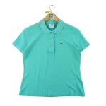 Reconditionn� - polo manches courtes femme turquoise - taille m - femme - turquoise