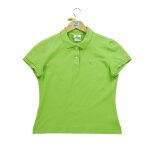 Reconditionn - polo manches courtes femme vert lacoste - col polo - taille m - femme - vert