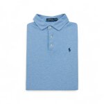 Reconditionn - polo manches courtes homme bleu clair polo ralph lauren - col polo - taille xl - homme ...