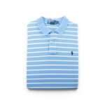 Reconditionn� - polo manches courtes homme bleu clair - taille l - homme - bleu clair