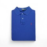 Reconditionn - polo manches courtes homme bleu polo ralph lauren - col polo - taille xl - homme - bleu ...