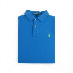 Reconditionn� - polo manches courtes homme bleu - taille l - homme - bleu