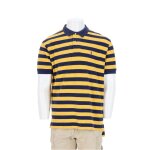 Reconditionn� - polo manches courtes homme jaune polo ralph lauren - motif � rayures - col polo - taille ...