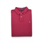 Reconditionn� - polo manches courtes homme slim fit - taille xl - homme - bordeaux