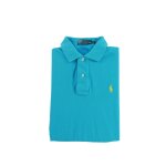 Reconditionn - polo manches courtes homme - taille s - homme - bleu clair