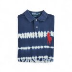 Reconditionn - polo manches courtes homme tie dye - taille s - homme - marine