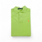 Reconditionn - polo manches courtes homme vert fluo - taille s - homme - vert fluo