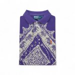 Reconditionn - polo manches courtes homme violet - taille l - homme - violet