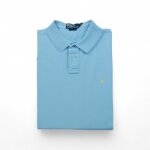 Reconditionn - polo manches longues homme bleu clair - taille xl - homme - bleu clair
