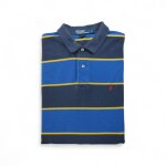 Reconditionn - polo manches longues homme bleu - taille l - homme - bleu