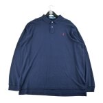 Reconditionn� - polo manches longues homme marine - taille 2xl - homme - marine