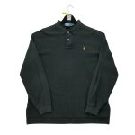 Reconditionné - polo manches longues homme noir - taille l - homme - noir Reconditionné - polo manches longues homme noir - taille l - homme - noir