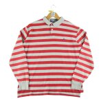 Reconditionn� - polo manches longues homme rouge - taille l - homme - rouge