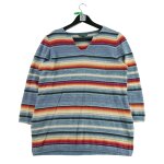 Reconditionn� - pull femme bleu - taille l - femme - bleu