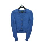 Reconditionn� - pull femme cardigan bleu - taille m - femme - bleu