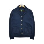 Reconditionn� - pull femme cardigan marine - taille l - femme - marine