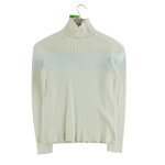 Reconditionn - pull femme col roul beige - taille s - femme - beige