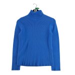 Reconditionn� - pull femme col roul� bleu clair - taille l - femme - bleu clair