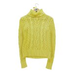 Reconditionné - pull femme col roulé jaune - taille s - femme - jaune Reconditionné - pull femme col roulé jaune - taille s - femme - jaune