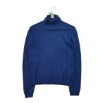 Reconditionn - pull femme col roul en soie - taille l - femme - marine