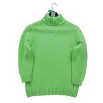 Reconditionné - pull femme col roulé vert - taille m - femme - vert fluo Reconditionné - pull femme col roulé vert - taille m - femme - vert fluo