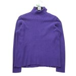 Reconditionn� - pull femme col roul� violet - taille l - femme - violet