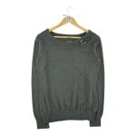 Reconditionn� - pull femme gris - taille l - femme - gris