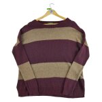 Reconditionn - pull femme en laine bordeaux - taille l - femme - bordeaux