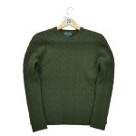 Reconditionn - pull femme en laine et cachemire vert - taille m - femme - vert