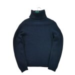 Reconditionn - pull femme en laine col roul - taille xl - femme - marine