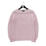 Reconditionné - pull femme en laine rose - taille l - femme - rose Reconditionné - pull femme en laine rose - taille l - femme - rose