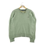 Reconditionn� - pull femme en laine vert - taille l - femme - vert