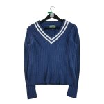 Reconditionn� - pull femme marine - taille l - femme - marine