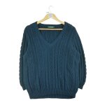 Reconditionn� - pull femme marine - taille l - femme - marine