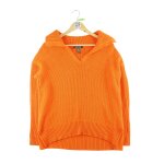 Reconditionn� - pull femme orange - taille m - femme - orange