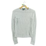 Reconditionn - pull femme en soie argent - taille l - femme - argent