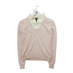Reconditionné - pull femme soie et cachemire rose - taille s - femme - rose Reconditionné - pull femme soie et cachemire rose - taille s - femme - rose